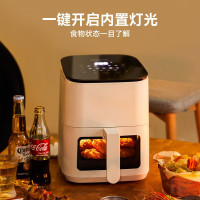 大宇(DAEWOO) 空气炸锅 家用多功能小型无油透明可视化烤箱K10