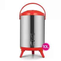 LISM 双层不锈钢保温桶10升商用大容量奶茶店豆浆桶奶茶保温桶