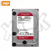 西部数据台式机网络储存服务器机械硬盘WD40EFZX 红盘Plus 4TB 5400转128M 6Gb/s