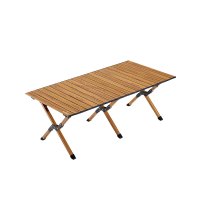 何大屋轻便蛋卷桌HDW1630木纹