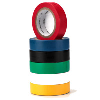 PVC胶布 阻燃绝缘电胶布 10米 白色一卷