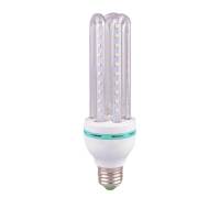 LED灯泡U型节能灯泡 E27球泡 螺口高亮玉米灯4U16W 6500K白光 (2支)