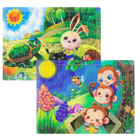 婴侍卫60片木质拼图