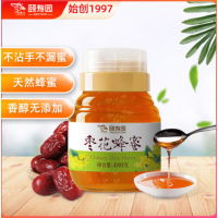 颐寿园(YISHOUYUAN)蜂蜜 纯正天然枣花蜜 枣花蜂蜜480g/瓶