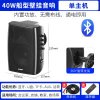 先科 40W船型有源蓝牙壁挂音响[单主机] <1台> 10台起订