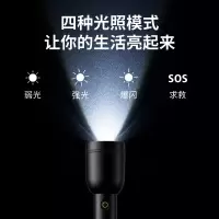 飞利浦 SFL1256 手电筒 强光手电Type-C充电超亮家用便携户外照明应急灯 照明电器