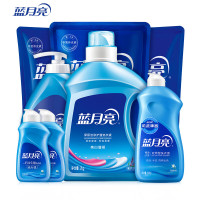 蓝月亮10.32斤洗衣液套装 机洗2kg瓶+补充装500g*3袋+手洗1kg瓶+预涂500g瓶 赠80g*2旅行装