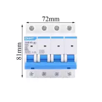 正泰(CHNT)断路器空开小型动力开关NXB-63 4P D20 3个装