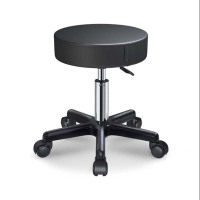 升降吧台凳 黑色五爪