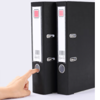 得力 快劳文件夹 A4,加厚打孔活页文件夹 货期5-10天