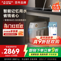 史密斯净水器家用整机保5年 3:1高水效专利MAX3.0反渗透滤芯1.6升/分钟厨下式直饮净水机R1600HWi-E