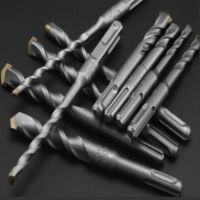 圆柄两坑两槽冲击钻头 6*200冲击钻钻头穿墙过墙开槽 单位:个