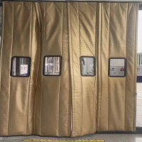 绫罗蝉 PU皮革棉门帘(定制)