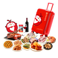 紫燕百味鸡 环球飞燕行李箱2370g+750ml