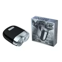 有色(yoose)电动剃须刀 迷你便携式 男士刮胡刀 全身水洗 MINI 暗夜黑