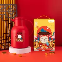 山重山(MOM) 1000ML招财猫保温壶6005
