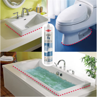 道 康 宁 F4中性防霉玻璃胶厨房卫浴封边防水防漏密封胶美容胶白色