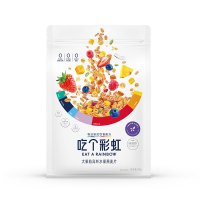五谷磨房 吃个彩虹水果麦片坚果麦片即食零食代餐 大果粒高纤水果燕麦片400g