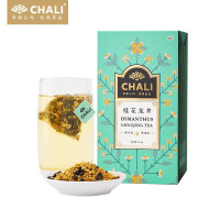 CHALI茶里 桂花龙井茶18包盒装 绿茶花草茶组合三角袋泡茶茶包36g
