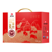 鲜禾鲜猪肉亦礼礼盒2100g 前腿/通脊/瘦肉/后腿/汤骨块/肉馅/棒骨 300g*7袋