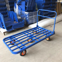 虎鲸安 100x60平板车推货车钢板折叠手推车 8寸滑轮 载重1000斤