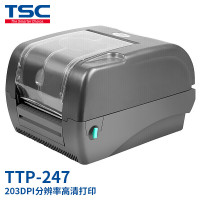 TSC条码打印机 TTP-247热转印标签打印机不干胶打单机 热敏珠宝条形码演唱会服装水洗唛