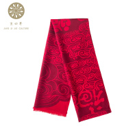 京四界JSJD2-005五福拉绒围巾30*180cm