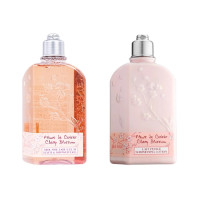 [组合装]L'OCCITANE欧舒丹 甜蜜樱花沐浴露润肤乳 250ml