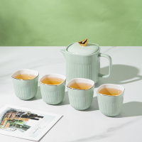 唯都悠然小鸟水具套装W-S315 茶具套装一壶四杯