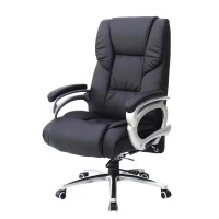 易企采 加厚耐磨西皮老板椅总裁椅舒适久坐电脑椅现代简约大班椅升降转椅