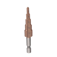 JWNC宝塔钻4-12mm M35含钴阶梯钻 多功能宝塔钻头金属铝合金开孔器铝材