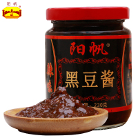 阳帆调味料 阳江豆豉酱类 辣味黑豆酱230g*2