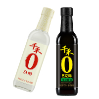 千禾8克鲜淡盐酱油500ml*+千禾5°白醋500ml