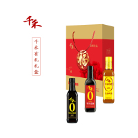 千禾(福字)珍品大礼盒1500g-1三瓶装礼盒