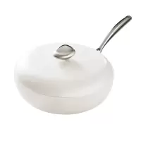 VELOSAN 鹅卵石不粘炒锅 VE1106b 32CM 白色