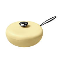 VELOSAN 鹅卵石不粘炒锅 AVE02010080 32CM 苏梨黄