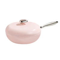 VELOSAN 鹅卵石不粘炒锅 VE00204 32CM 樱花粉