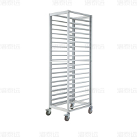 洛泰远 铝合金烤盘架多层托盘车 20层开放式
