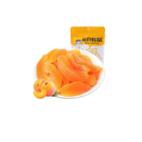 苏宁宜品三只松鼠黄桃干106g/袋休闲零食果脯蜜饯水果干桃干苏宁宜品