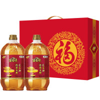 福临门中粮家香味传承土榨花生油礼盒1.8L*2瓶 食用油春节年货礼包礼品
