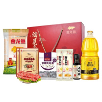 金龙鱼福星高照组合礼178型 稻米油1.5L黑米150G油粘米2.5KG腊肠250G*2酱油150ML挂面100G*2