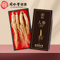 北京同仁堂健康 青源堂人参精选吉林长白山4支生晒参西洋参红参组合泡酒材料药材100克滋补健康礼盒礼品QZ000359