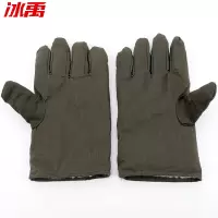 冰禹 BYlj-186 冬季加绒防寒保暖手套 冷库劳保手套 绿色 1双