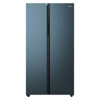 美的 BCD-600WKGPZM(E) 双开门冰箱 600升 一级能效 变频 无霜冰箱 对开门家用冰箱
