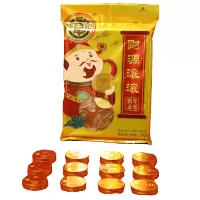 徐福记原味金币型代可可脂巧克力制品袋装192g糖果零食休闲食品办公室零食下午茶