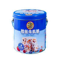 徐福记混合口味牛轧糖桶装409g休闲零食婚庆喜糖伴手礼拉丝牛轧糖多口味新年糖果结婚喜糖零食年货送礼佳品