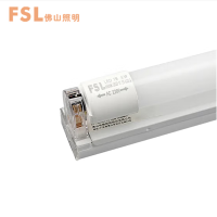 佛山照明(FSL)T8灯管LED日光灯管双端供电一体化灯管加支架全套0.6米8W