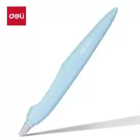 得力(deli)陶瓷刀头雕刻刀 手工DIY美术刀 橡皮印章雕刻刀 浅蓝2103
