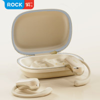 洛克(ROCK)OWS开放式耳挂蓝牙耳机 米白色