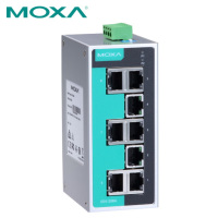 摩莎(MOXA)EDS-208A 8口非网管百兆工业以太网交换机